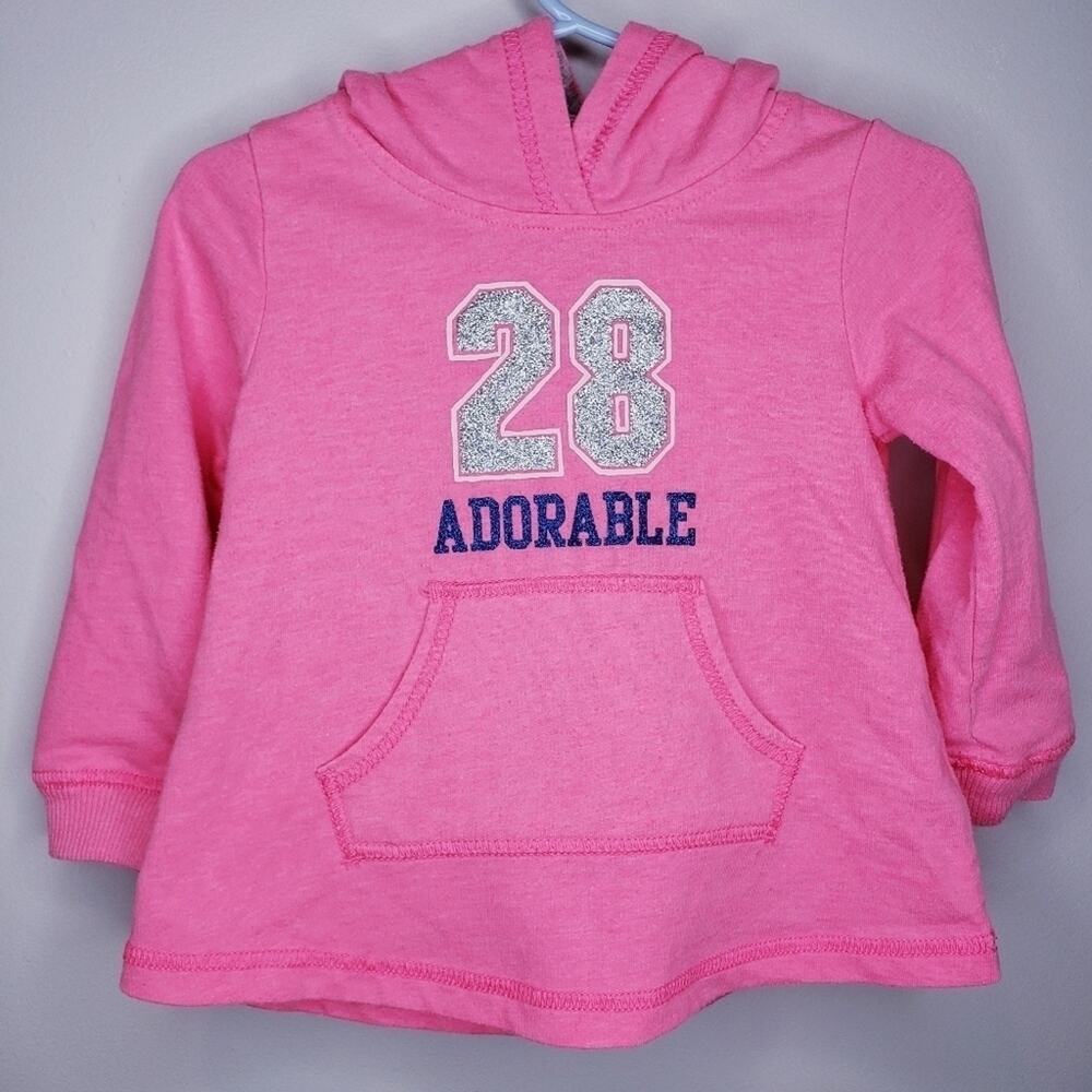 Carter's Hooded Sweatshirt with Kangaroo Pocket and 28 Adorable Print